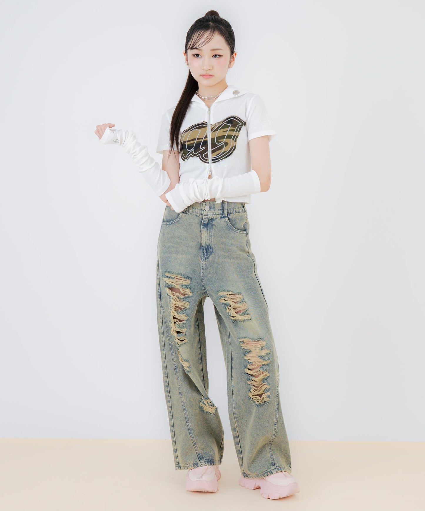 ブルー/150cm(Sサイズ着用)