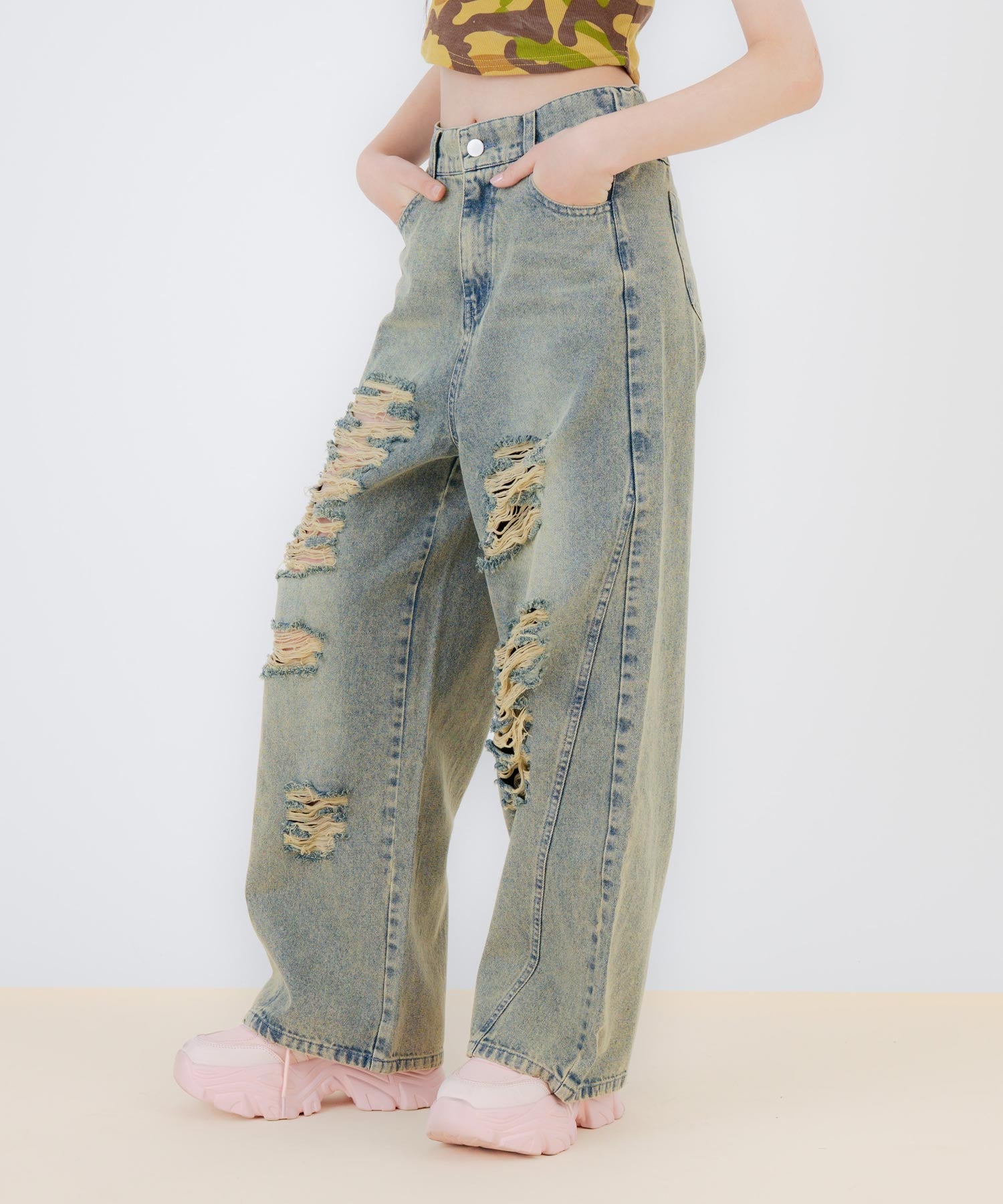 ブルー/150cm(Sサイズ着用)