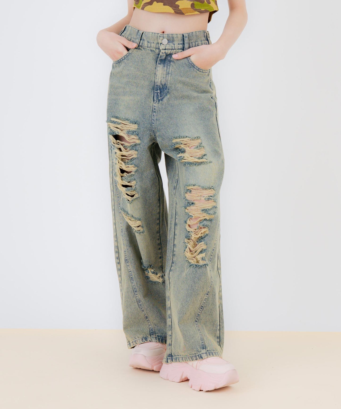 ブルー/150cm(Sサイズ着用)