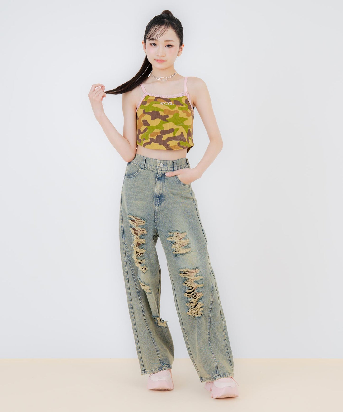 ブルー/150cm(Sサイズ着用)