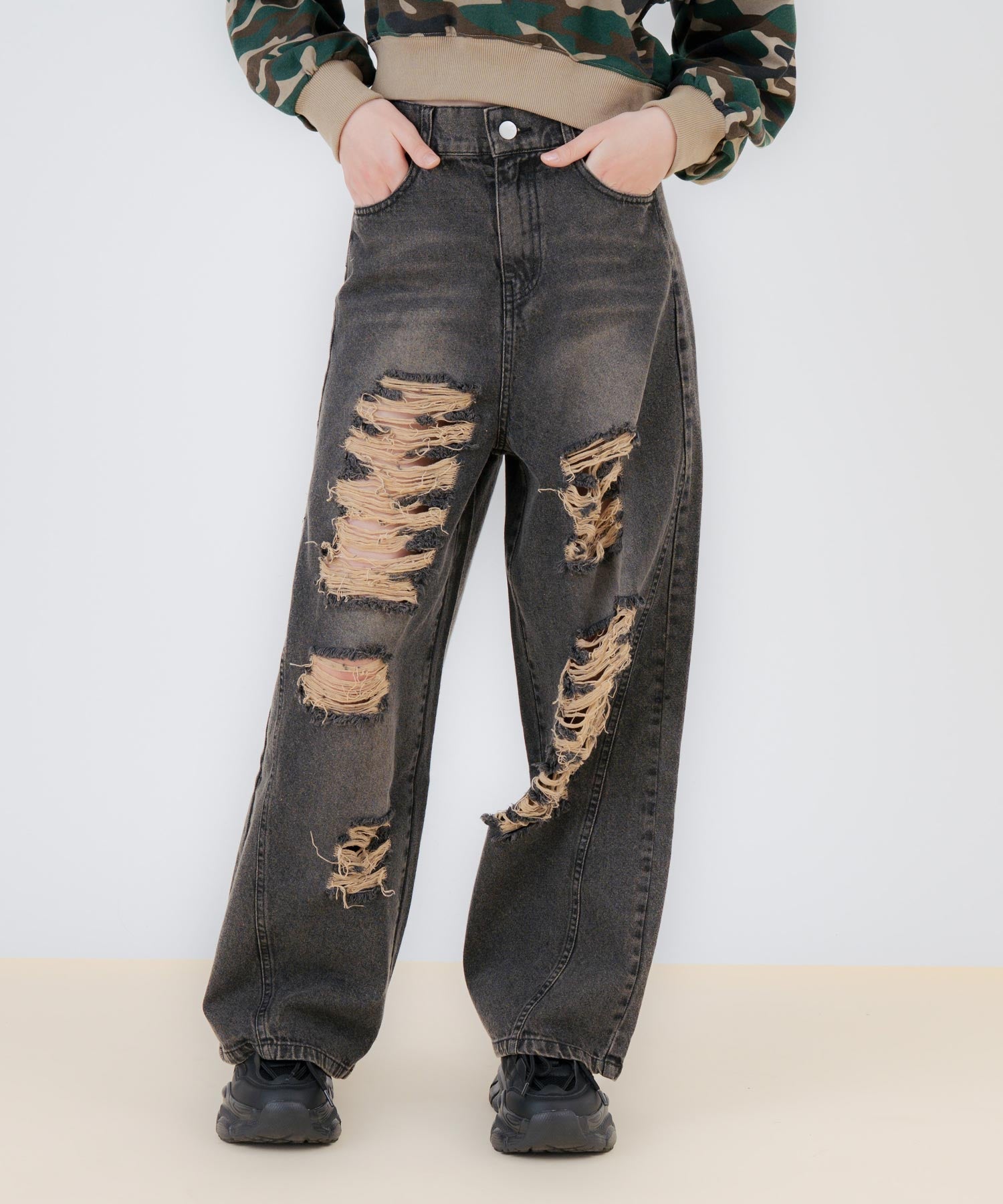 ブラック/150cm(Sサイズ着用)