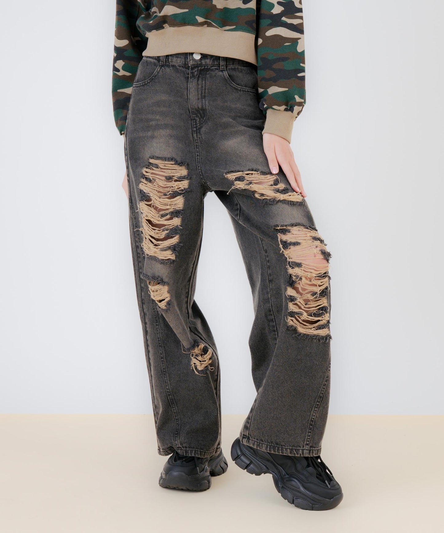 ブラック/150cm(Sサイズ着用)