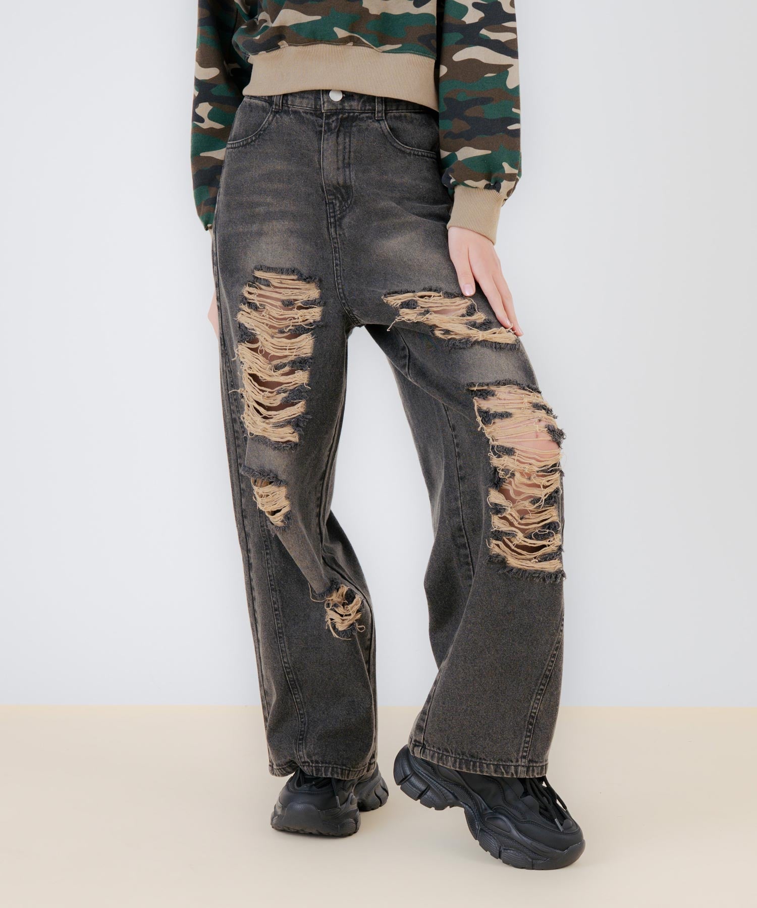 ブラック/150cm(Sサイズ着用)