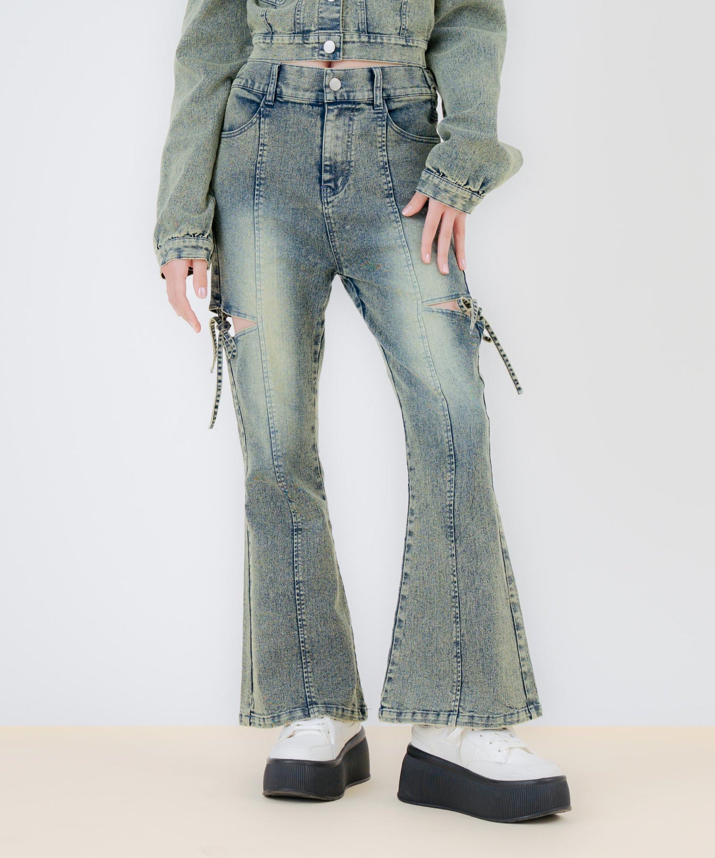 ブルー/150cm(Sサイズ着用)