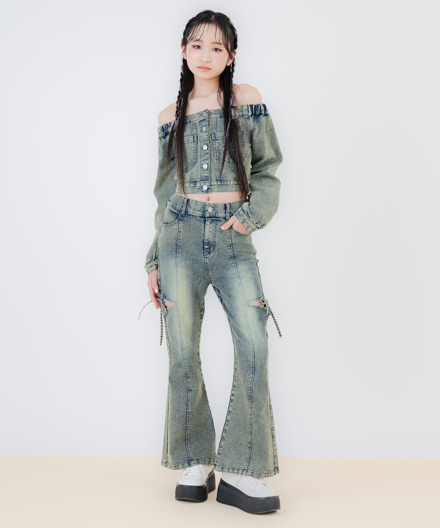 ブルー/150cm(Sサイズ着用)