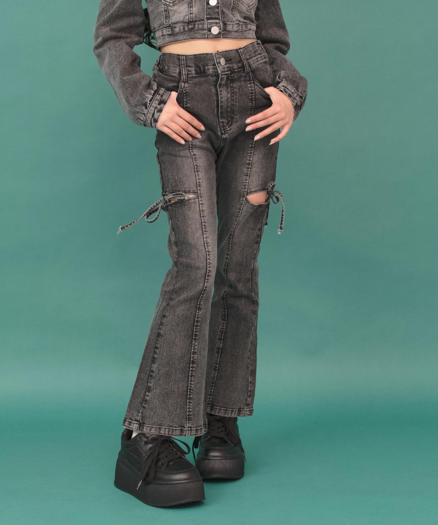 ブラック/143cm(XSサイズ着用)