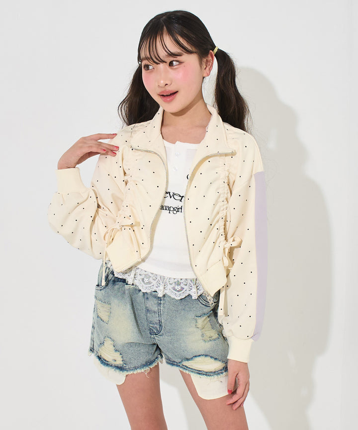 ブルー(Sサイズ着用/身長：約147cm)