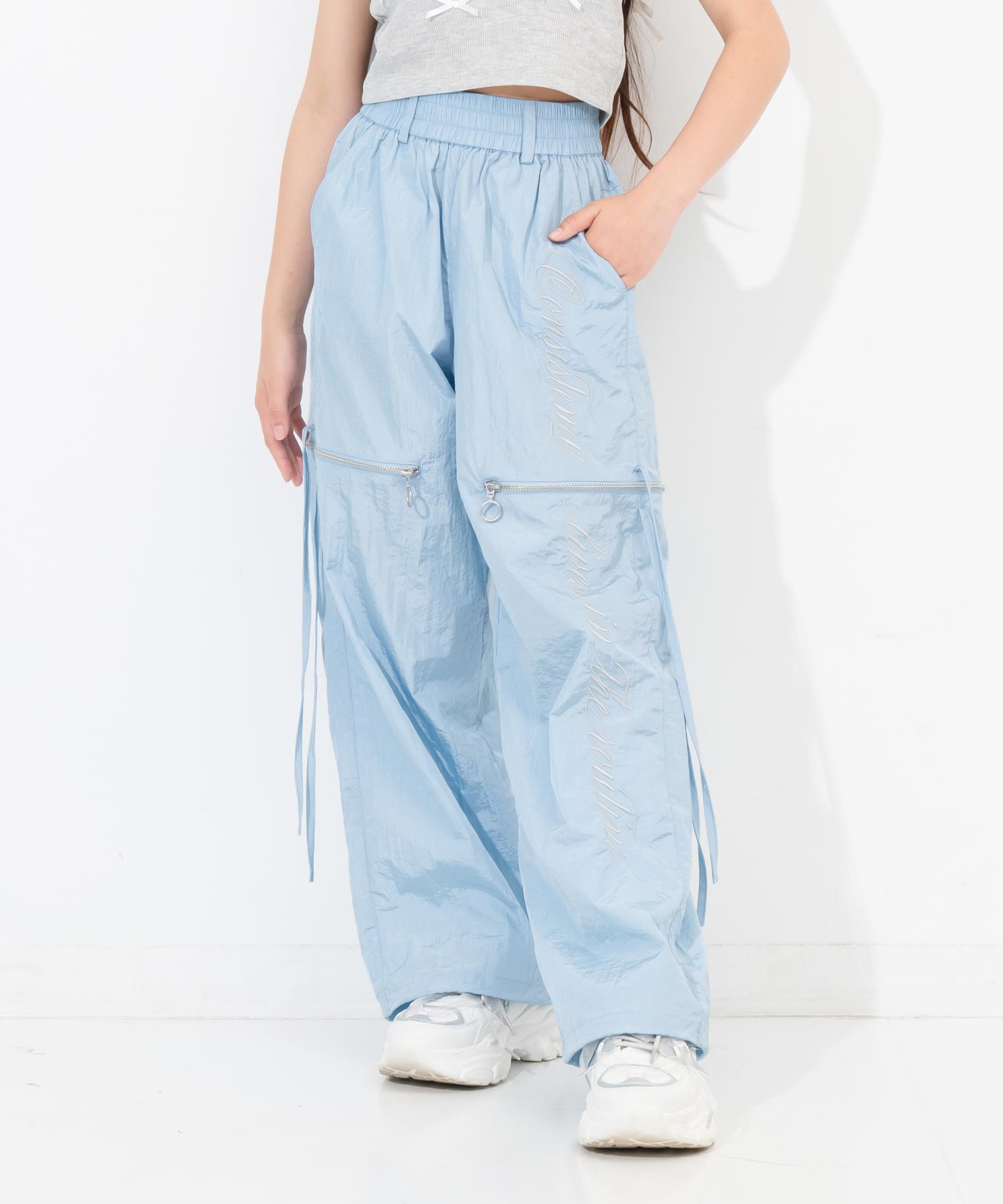 サイドリボン ジップ シャカ 2WAYパンツ 912-7965 – ANAP オンライン