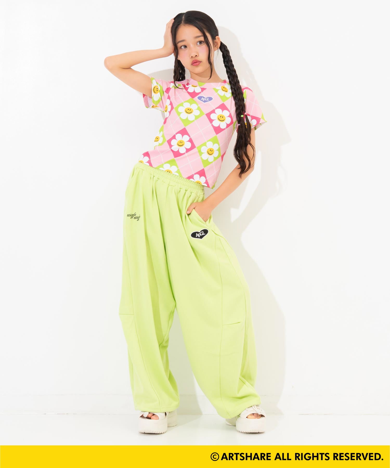 wiggle wiggle × ANAP GiRL コラボ スウェットパンツ 912-7995 – ANAP