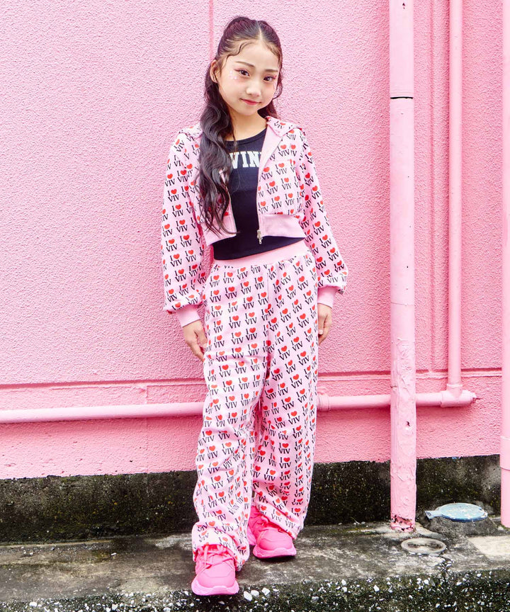 Viviny × LOVEANAP 総ロゴスウェットパンツ 912-8050