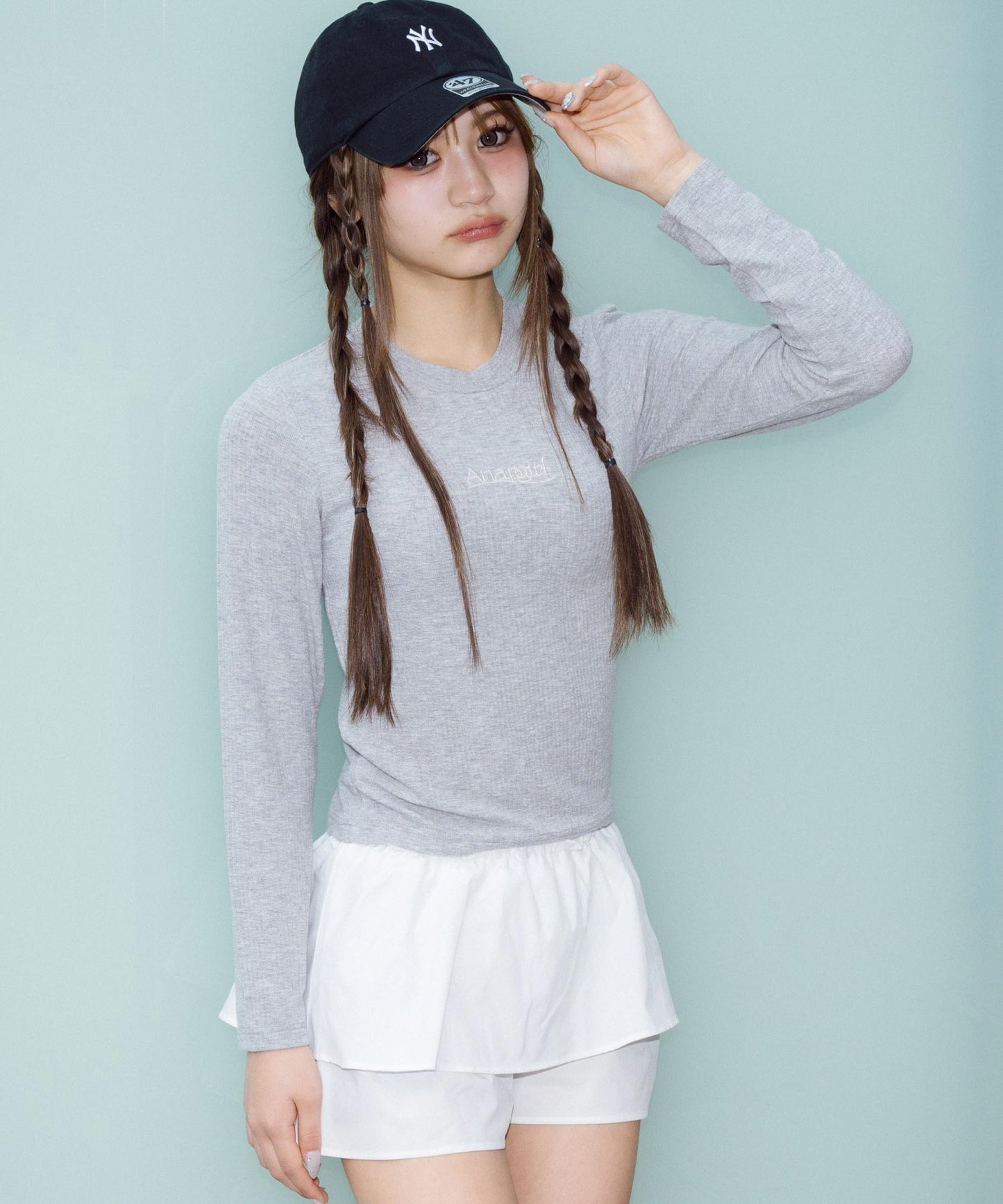 ライトグレー/161cm(Mサイズ着用)