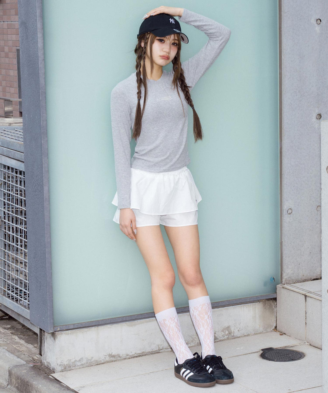 ライトグレー/161cm(Mサイズ着用)