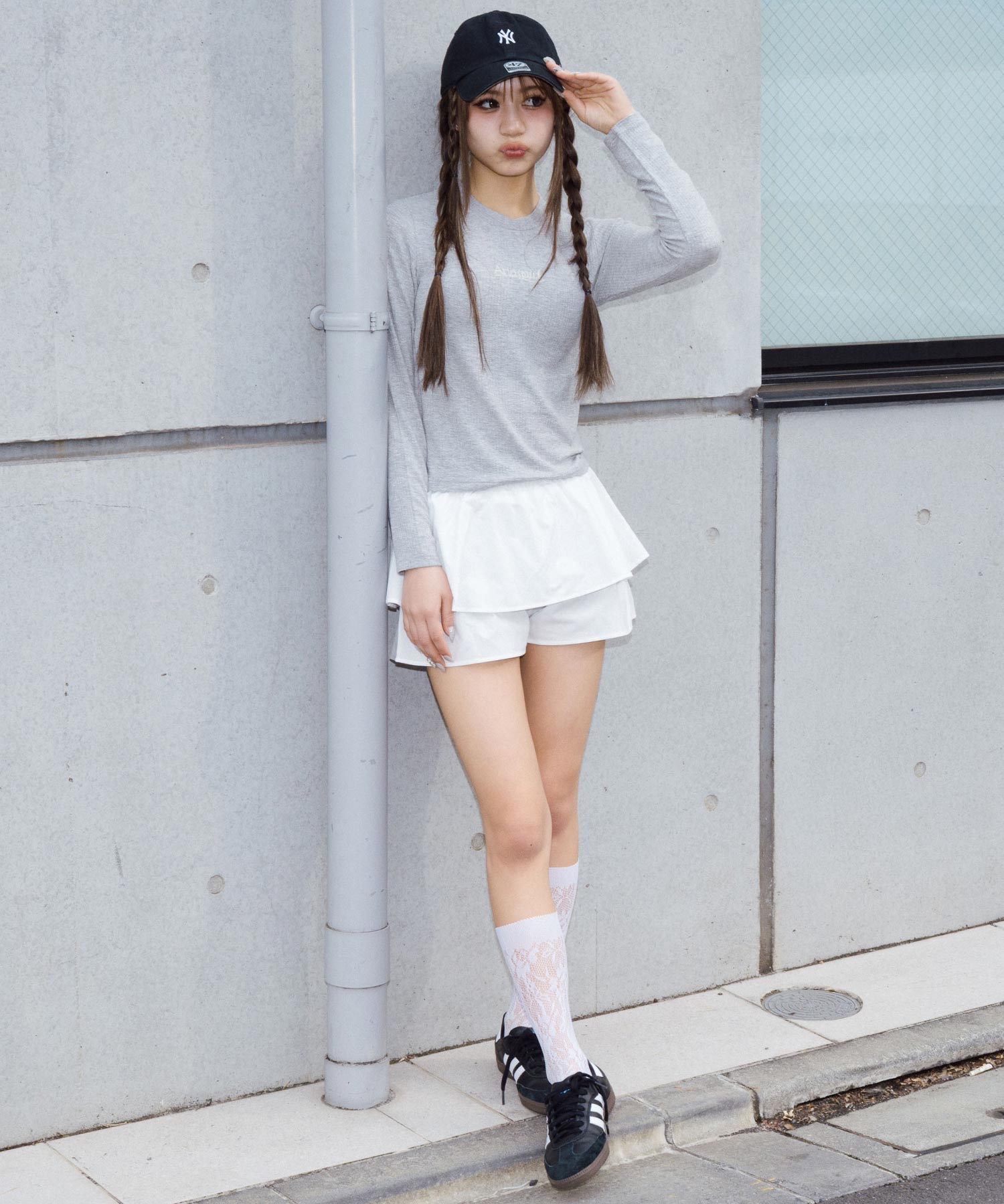 ライトグレー/161cm(Mサイズ着用)