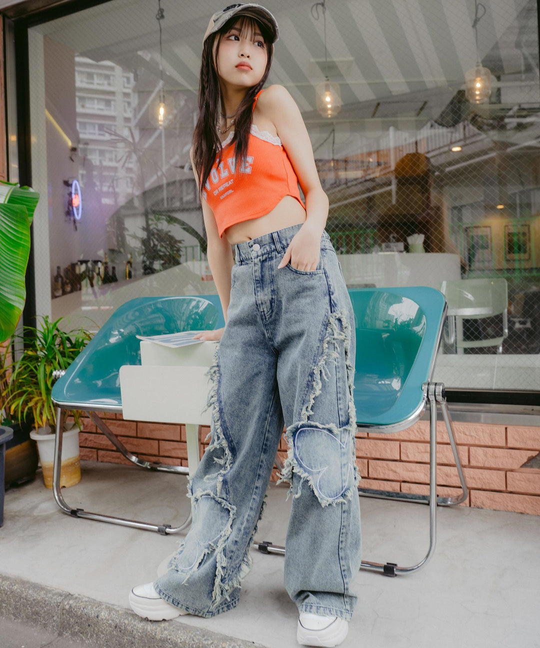レース付 メッセージ パッド入り キャミソール 913-7648