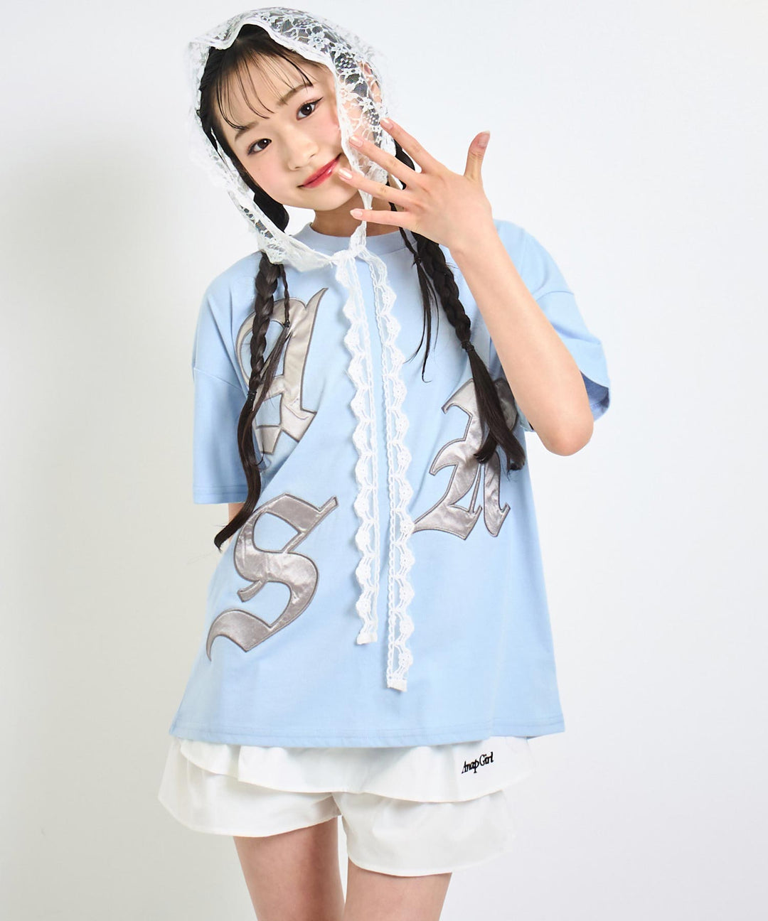 ANAPR+S ランダム ワッペン ロゴ Tシャツ(キッズお揃い) 【ユニセックス】 913-7658