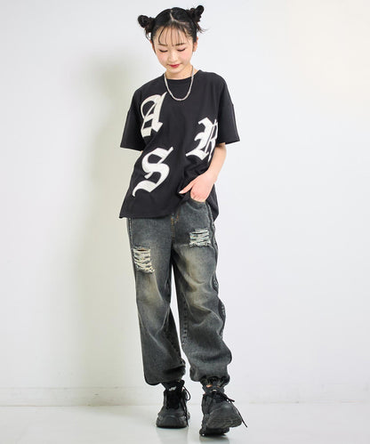 ANAPR+S ランダム ワッペン ロゴ Tシャツ(キッズお揃い) 【ユニセックス】 913-7658