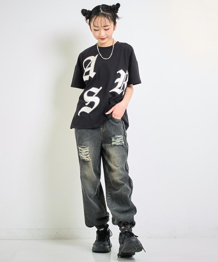 ANAPR+S ランダム ワッペン ロゴ Tシャツ(キッズお揃い) 【ユニセックス】 913-7658