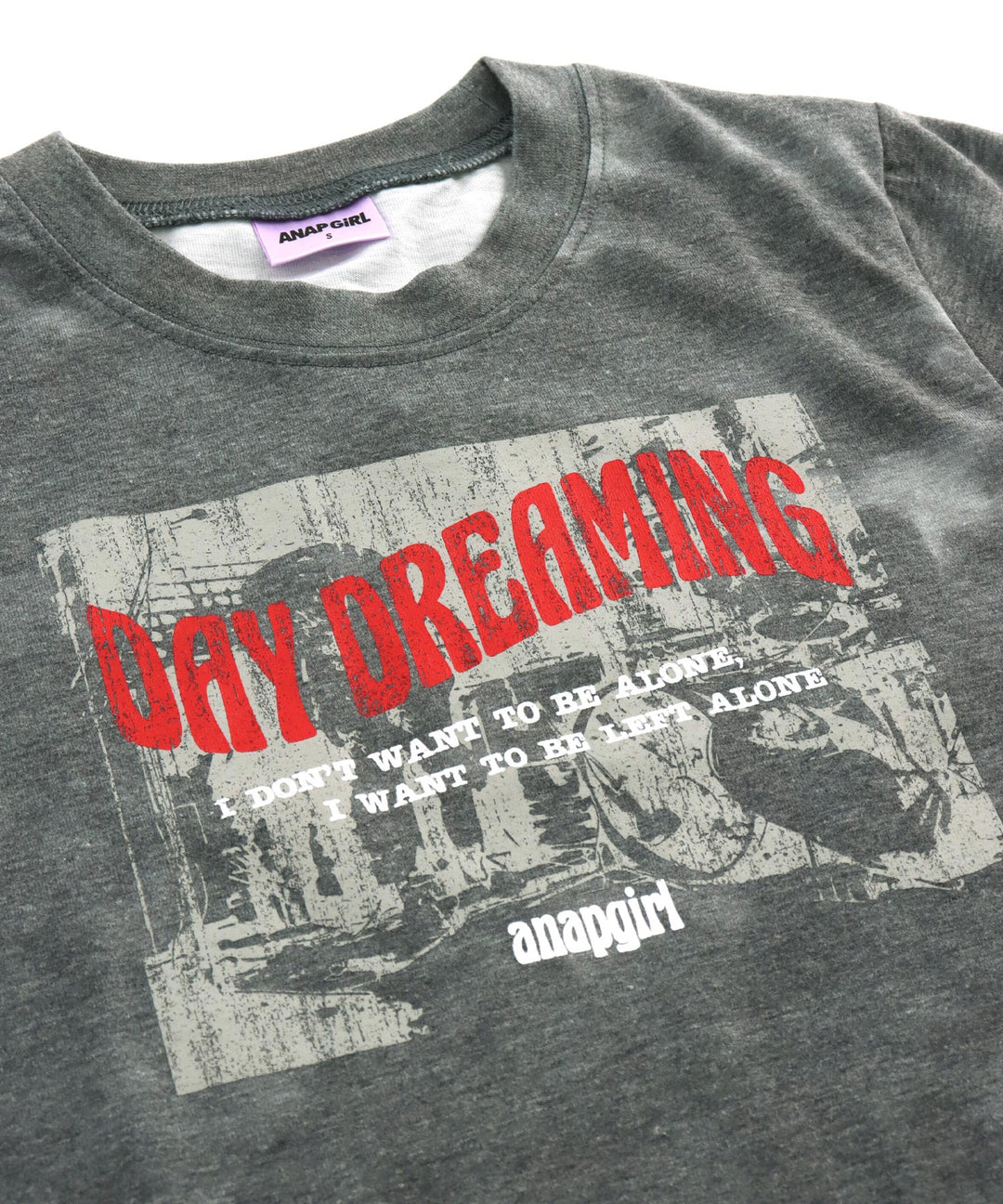 サイド シャーリング ロック Tシャツ 913-7660