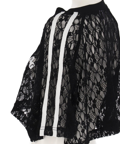 ライン入 レース クロップド トップス 913-7679