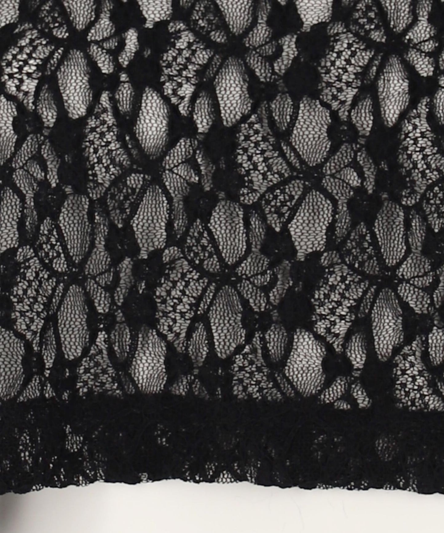 ライン入 レース クロップド トップス 913-7679