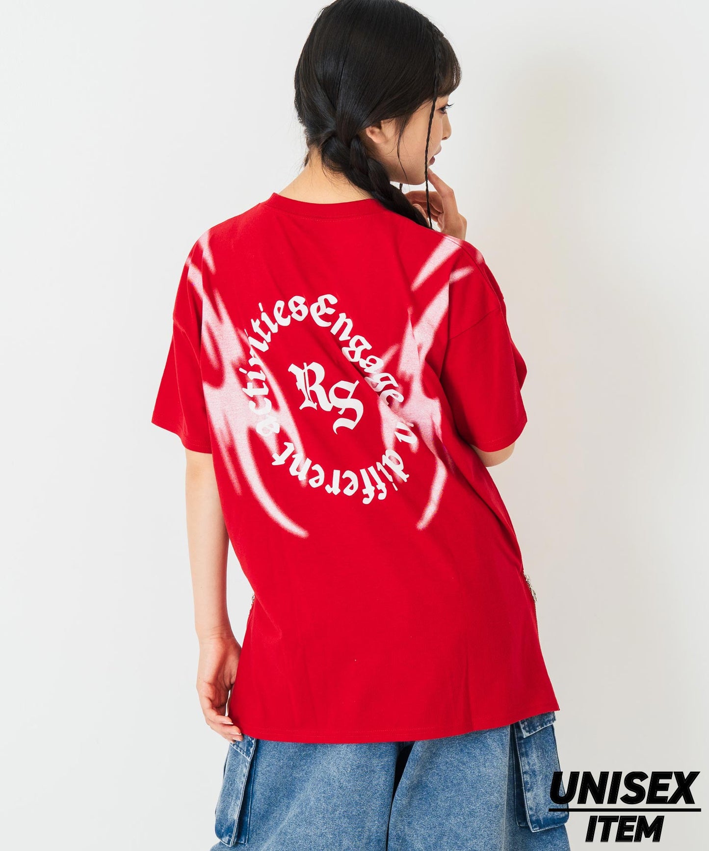 ANAPR+S サイドジップ デザイン Tシャツ【キッズお揃い】【ユニセックス】 913-7682