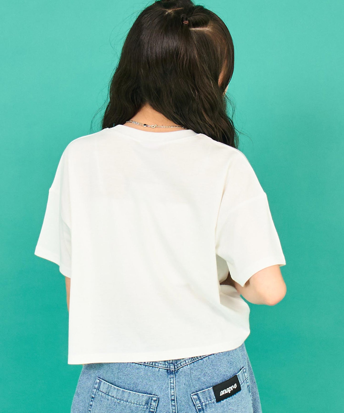 ILOVE ANAP  クロップド Tシャツ【キッズお揃い】 913-7700