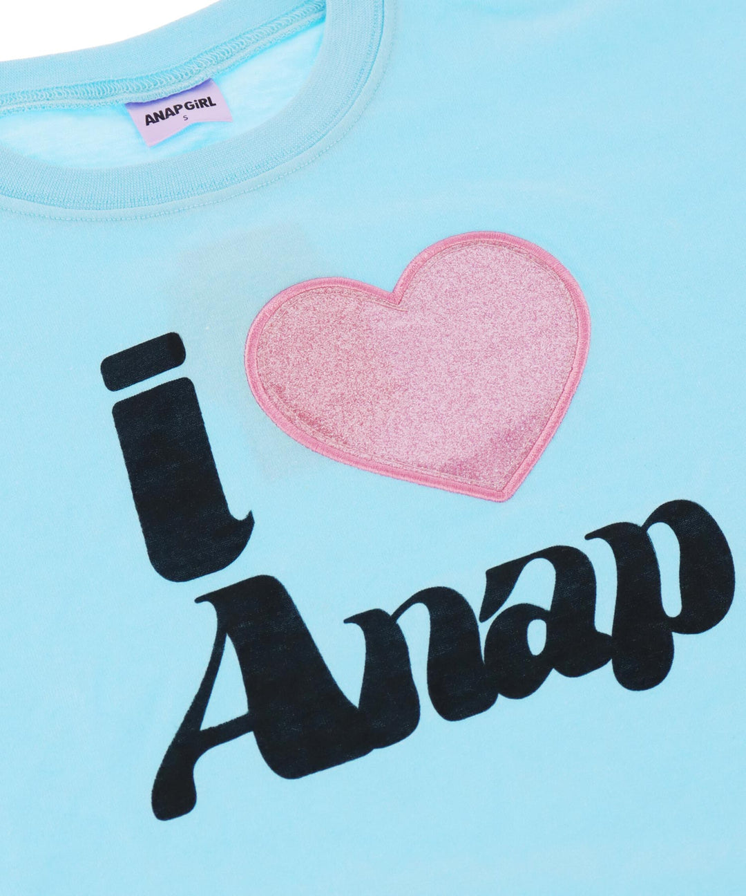ILOVE ANAP  クロップド Tシャツ【キッズお揃い】 913-7700