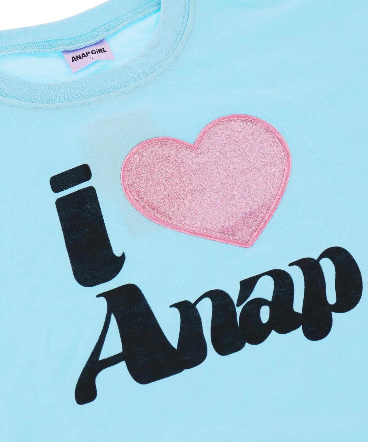 ILOVE ANAP  クロップド Tシャツ【キッズお揃い】 913-7700