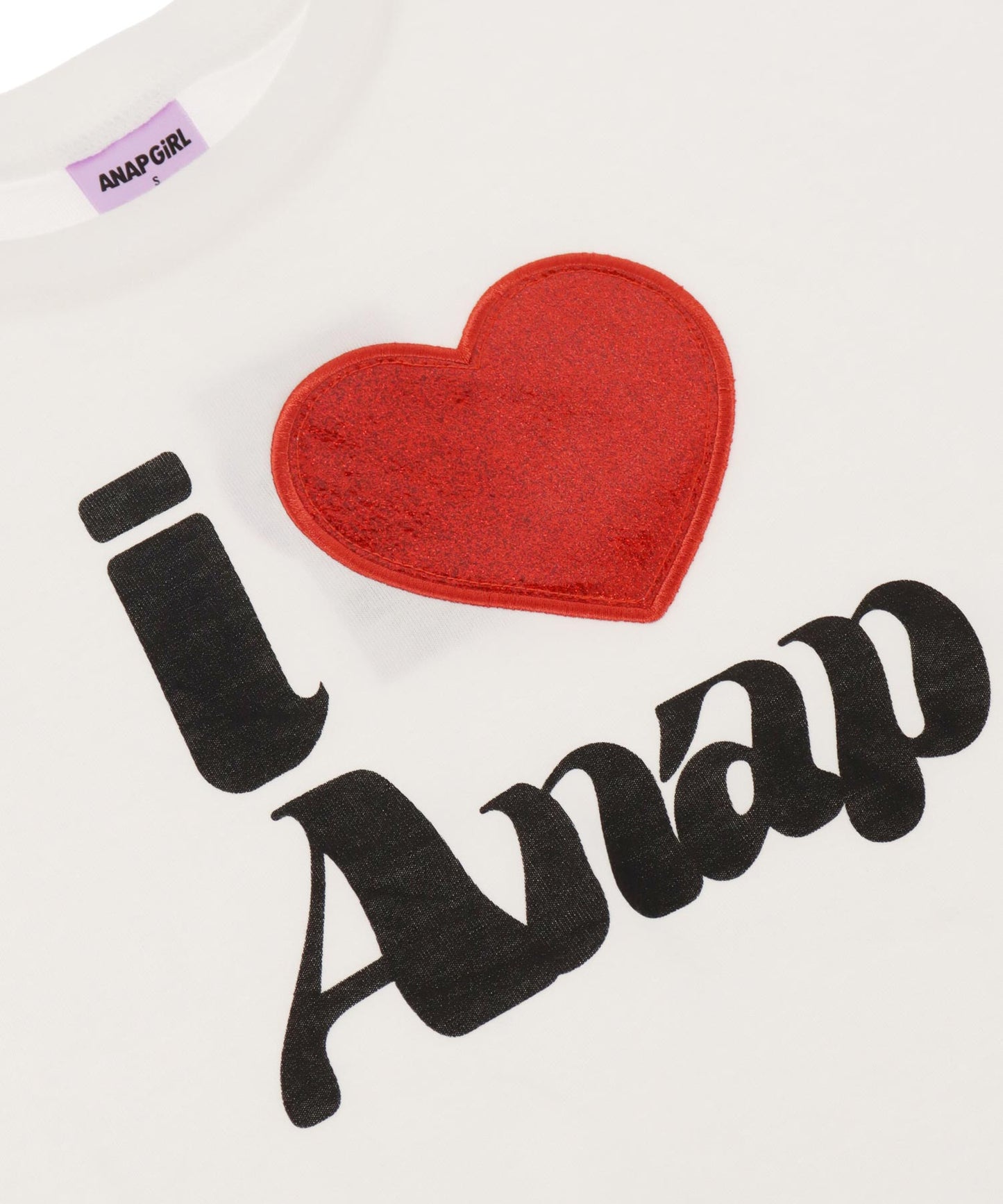 ILOVE ANAP  クロップド Tシャツ【キッズお揃い】 913-7700