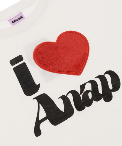 ILOVE ANAP  クロップド Tシャツ【キッズお揃い】 913-7700