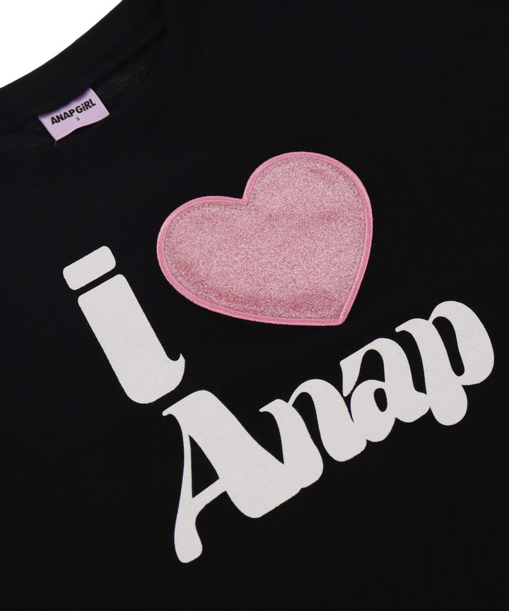ILOVE ANAP  クロップド Tシャツ【キッズお揃い】 913-7700