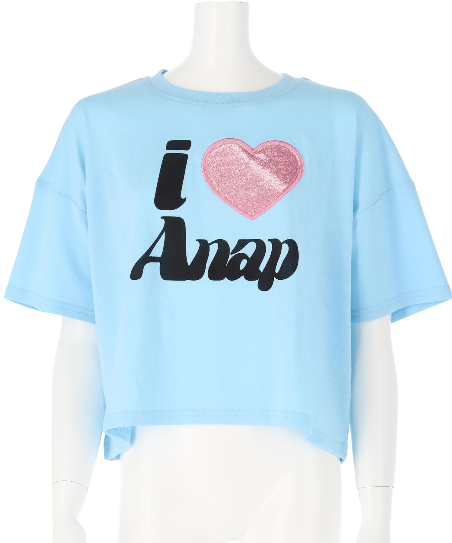 ILOVE ANAP  クロップド Tシャツ【キッズお揃い】 913-7700
