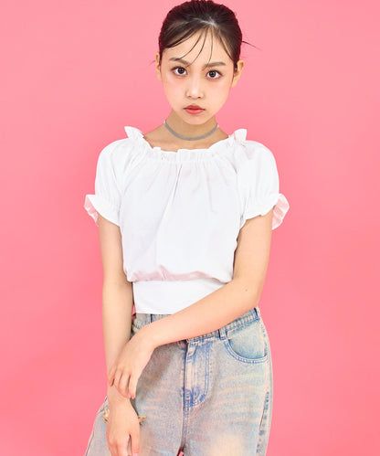 ホワイト/150cm(Sサイズ着用)