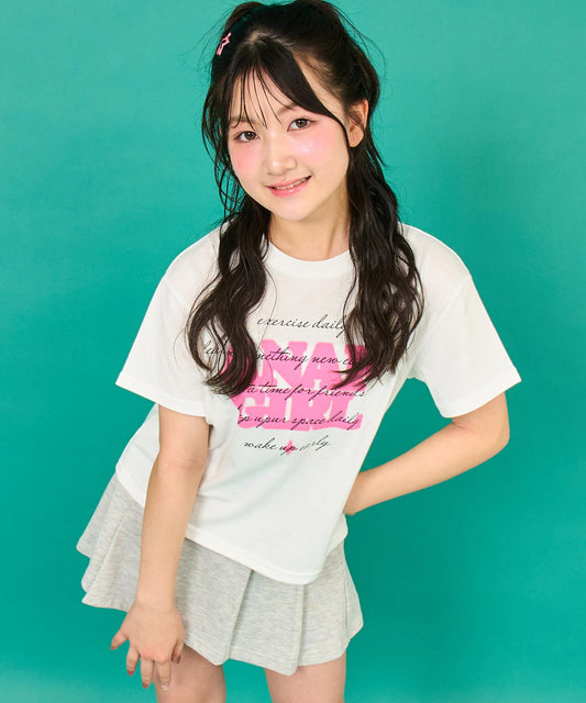 メッセージ ロゴ プリント Tシャツ 913-7741