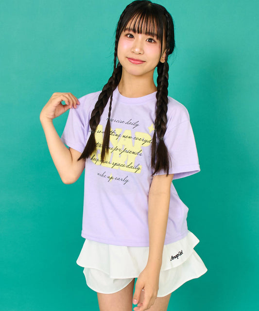 メッセージ ロゴ プリント Tシャツ 913-7741