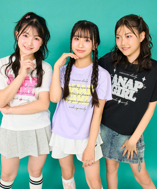 メッセージ ロゴ プリント Tシャツ 913-7741