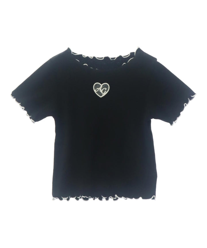 ハートアキ メローリブ トップス Tシャツ 913-7745