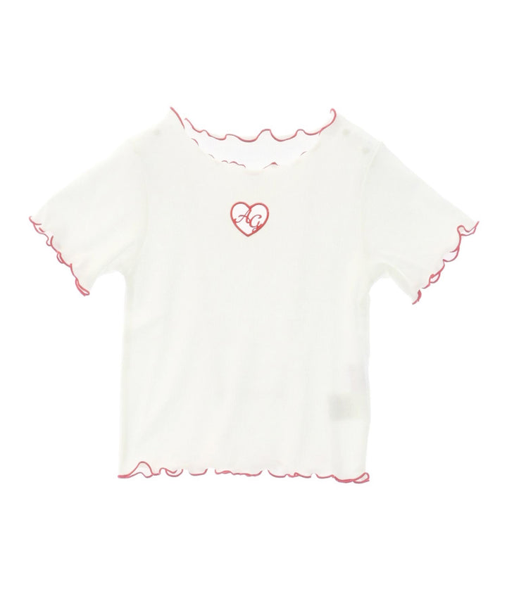 ハートアキ メローリブ トップス Tシャツ 913-7745