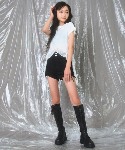 ホワイト/150cm(Sサイズ着用)
