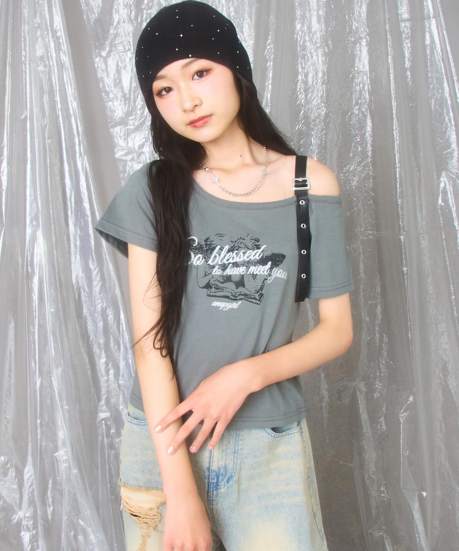 アッシュブラック/150cm(Sサイズ着用)