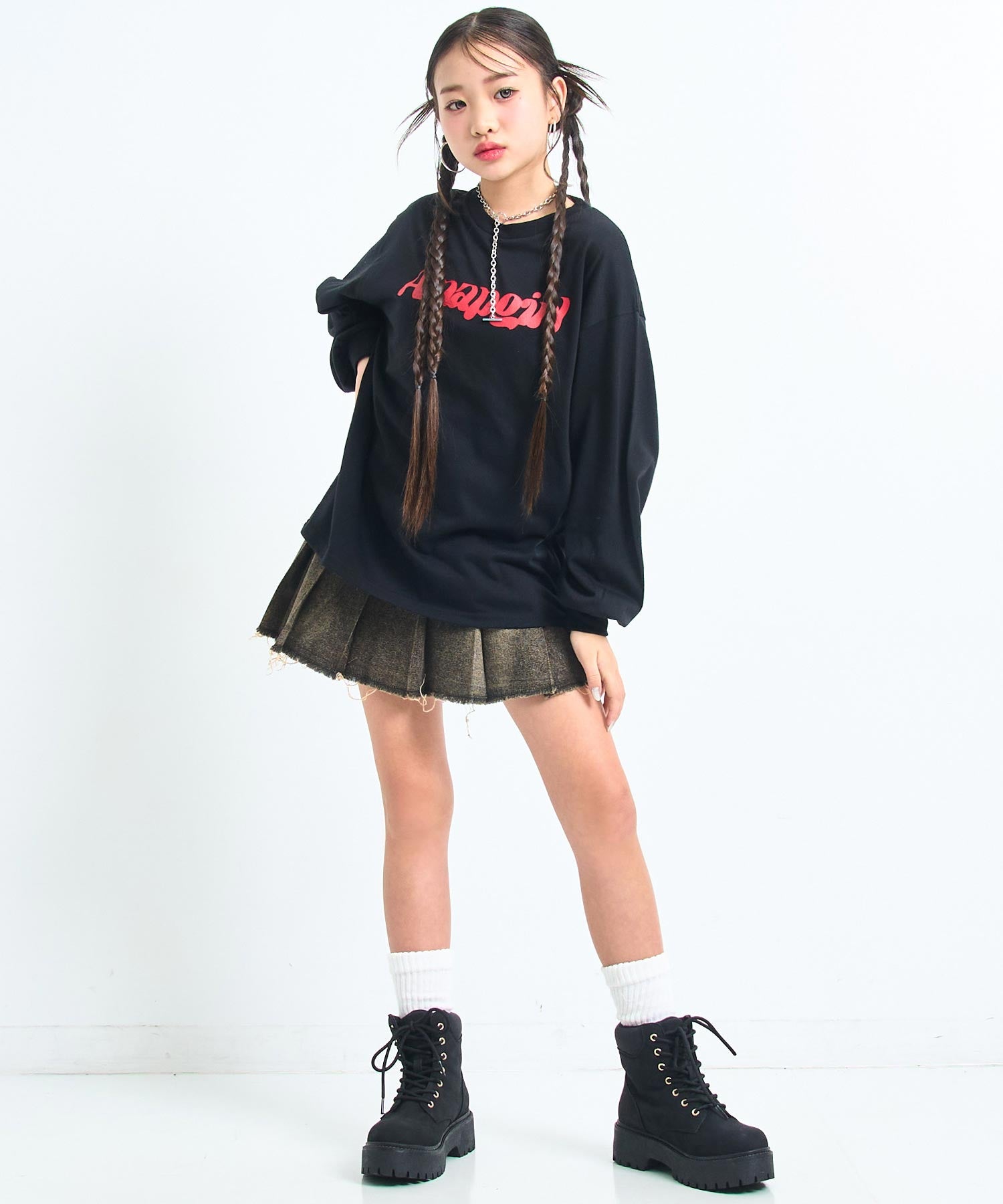 ブラック/143cm(XSサイズ着用)
