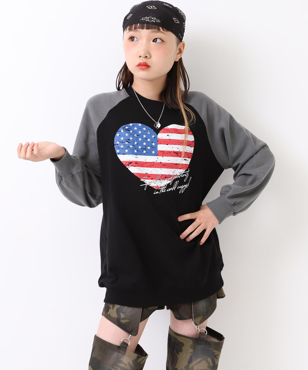 アッシュブラック/146cm(Sサイズ着用)
