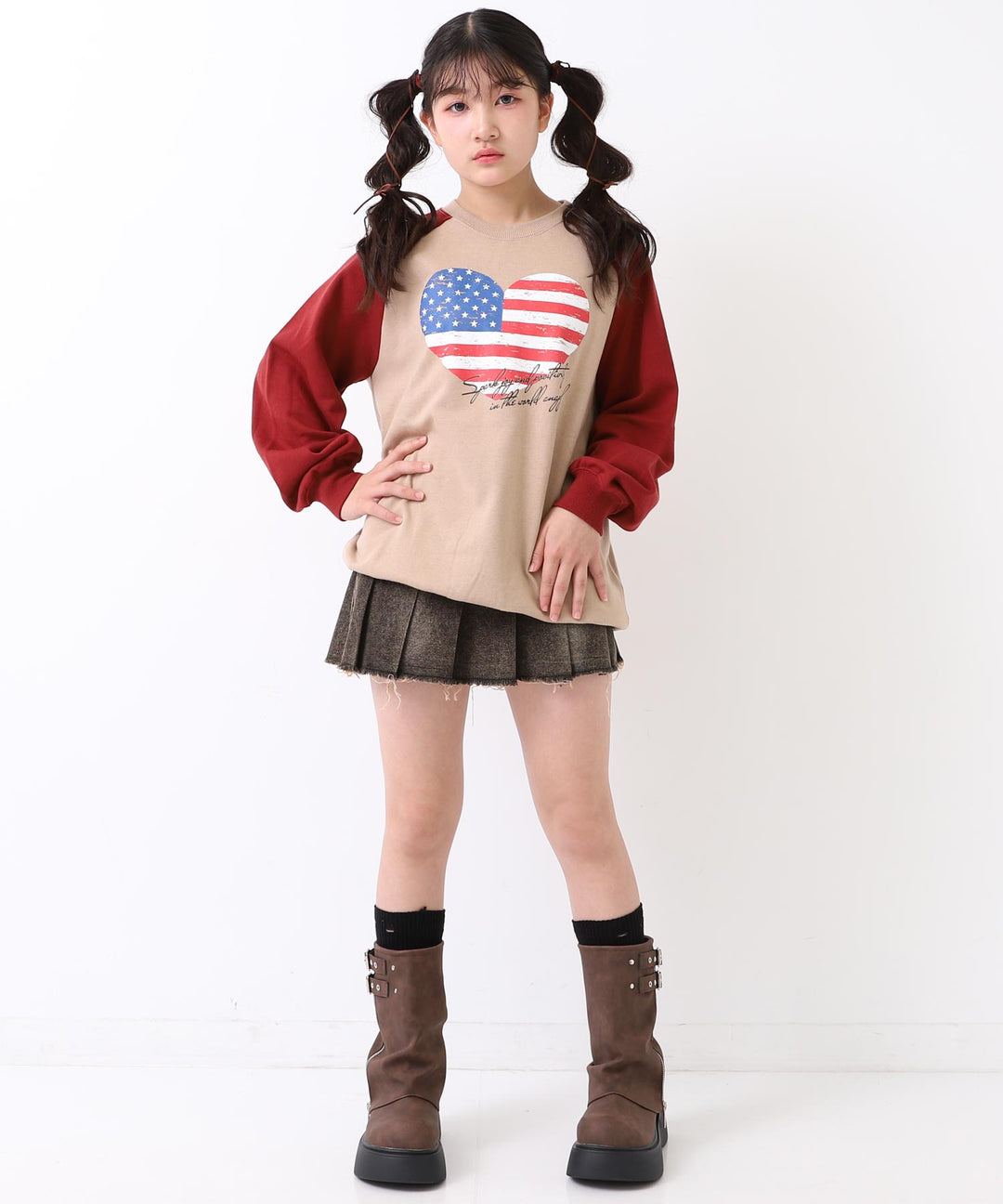 レッド/145cm(Sサイズ着用)