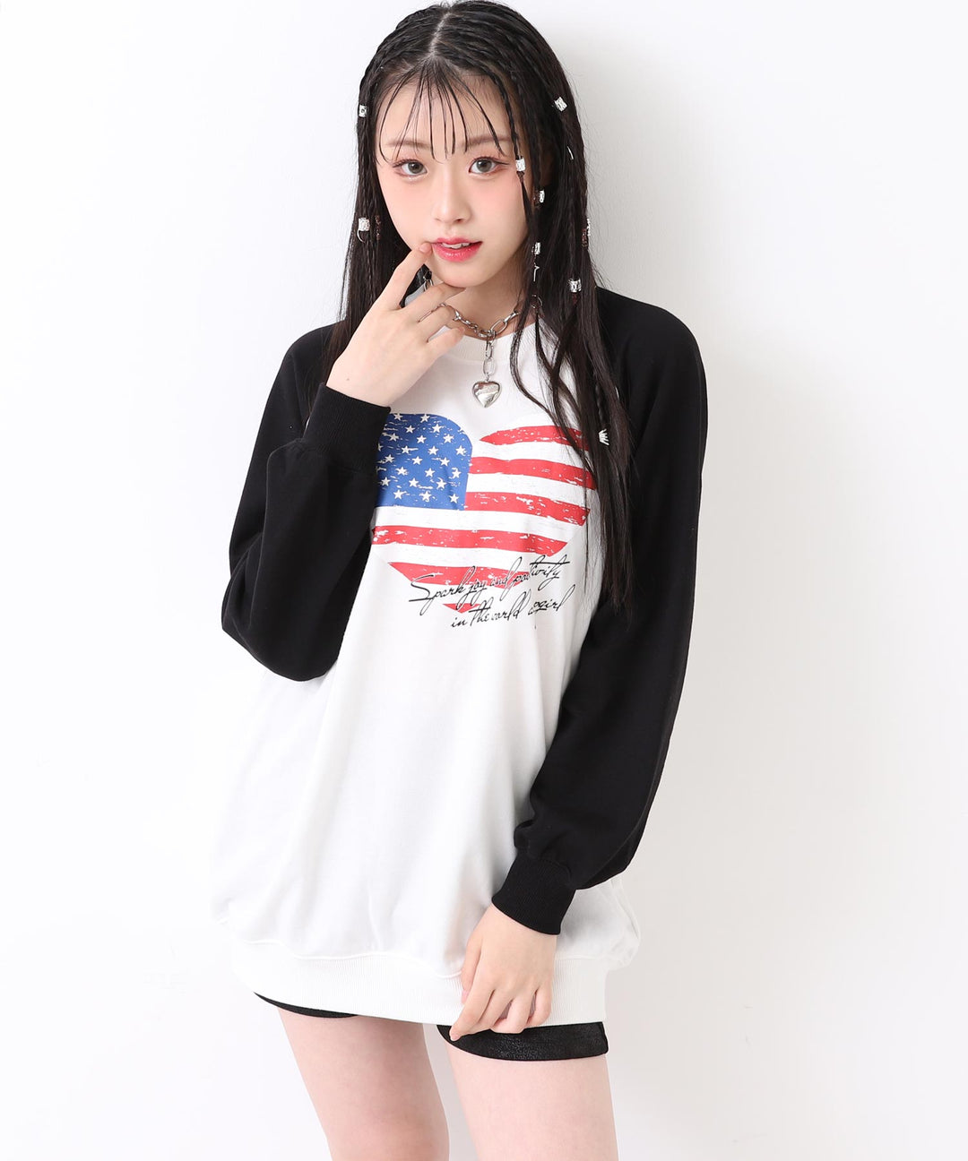ブラック/157cm(Mサイズ着用)