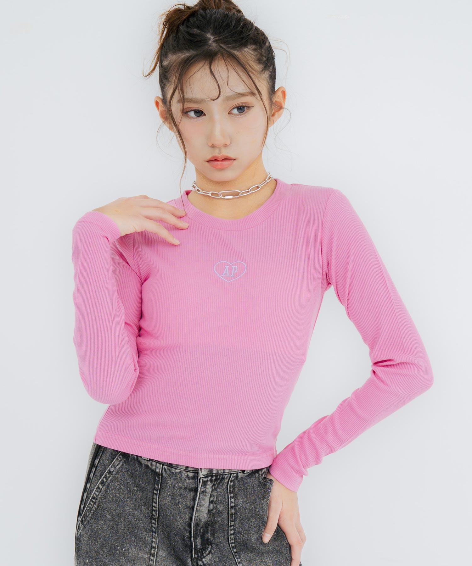 (新色)ピンク/152cm(Sサイズ着用)