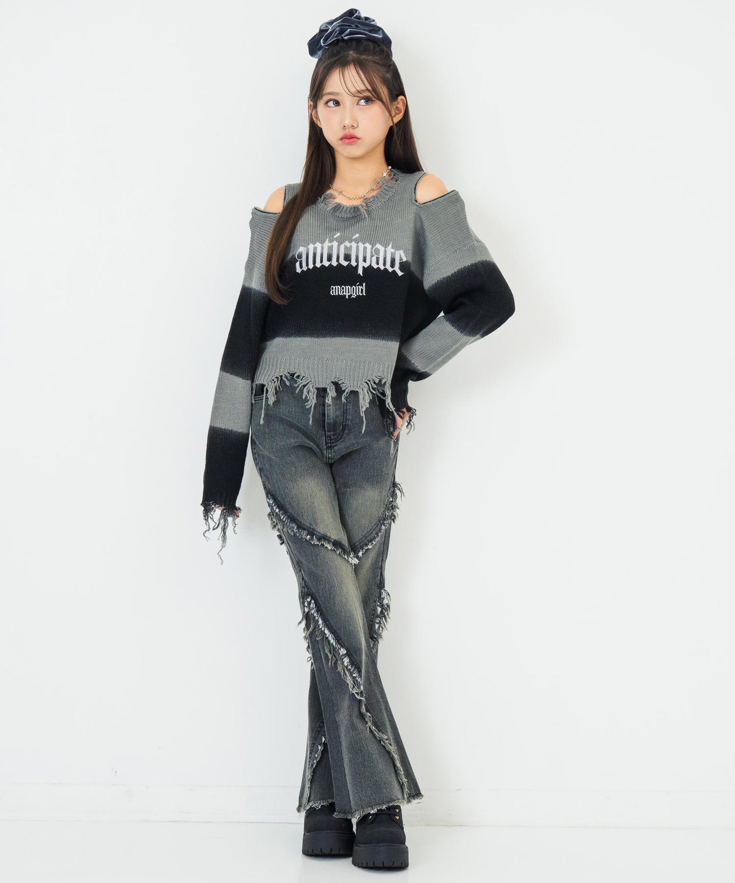 ブラック/152cm(Sサイズ着用)