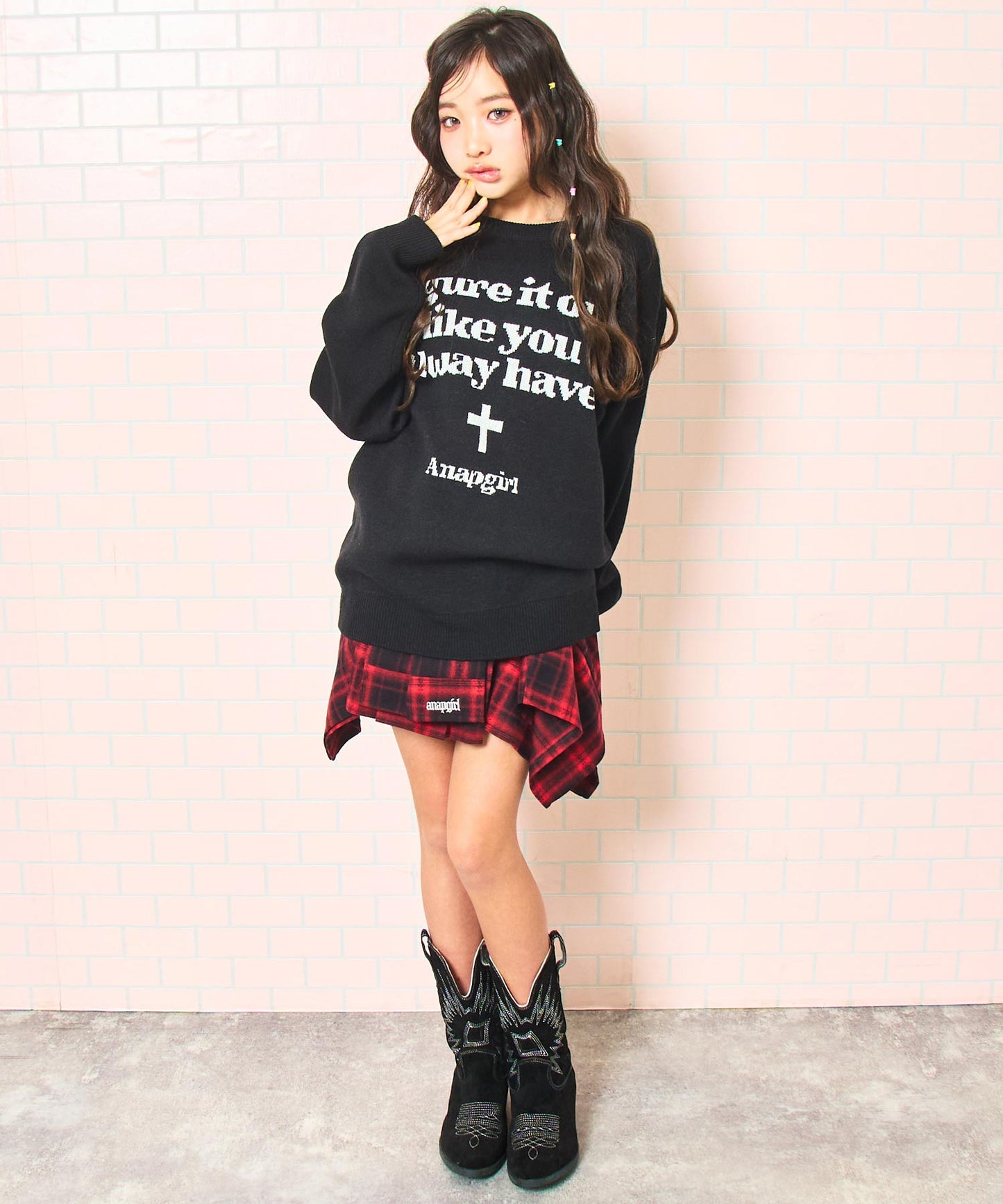 ブラック/143cm(XSサイズ着用)