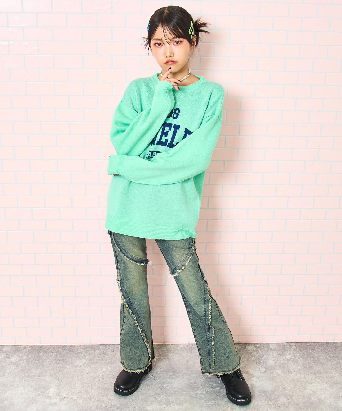 ミント/150cm(Sサイズ着用)