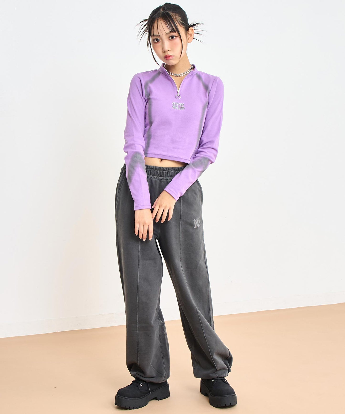 パープル/150cm(Sサイズ着用)