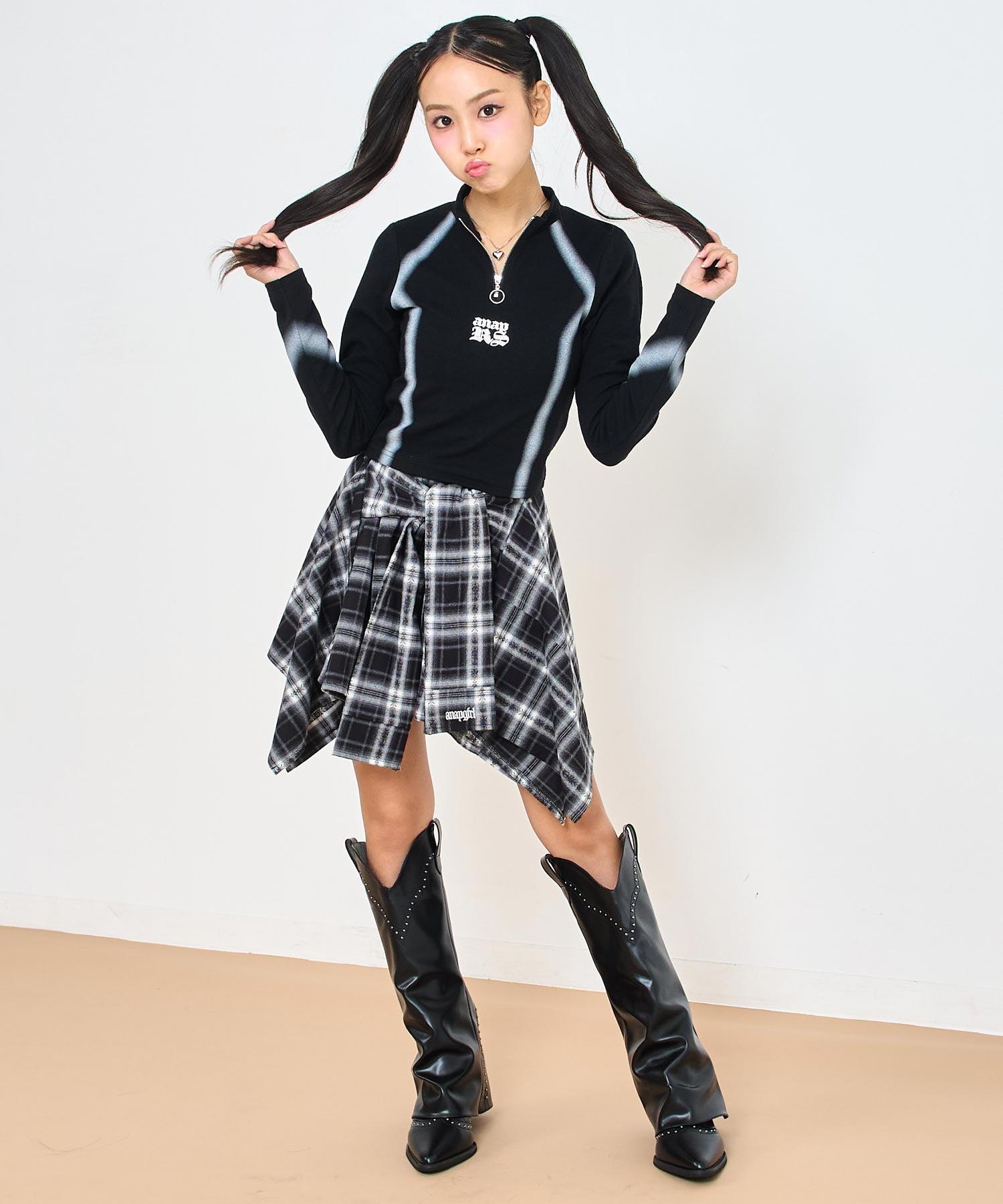 ブラック/150cm(Sサイズ着用)